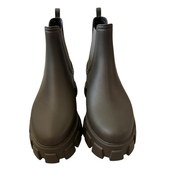 Jeffrey Campbell Cloudy Waterproof Chelsea Rain Boot, Grey Matte, Size 9 - Picture 4 of 8